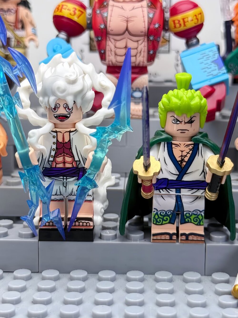 One Piece Straw Hat Pirates Custom Minifigure Lot of 9 - Picture 2 of 7